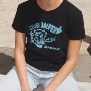 brandy melville club inferno top
